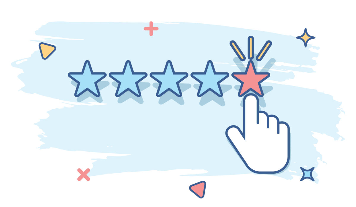 Your brand receiving 5 star reviews from your many loyal customers.